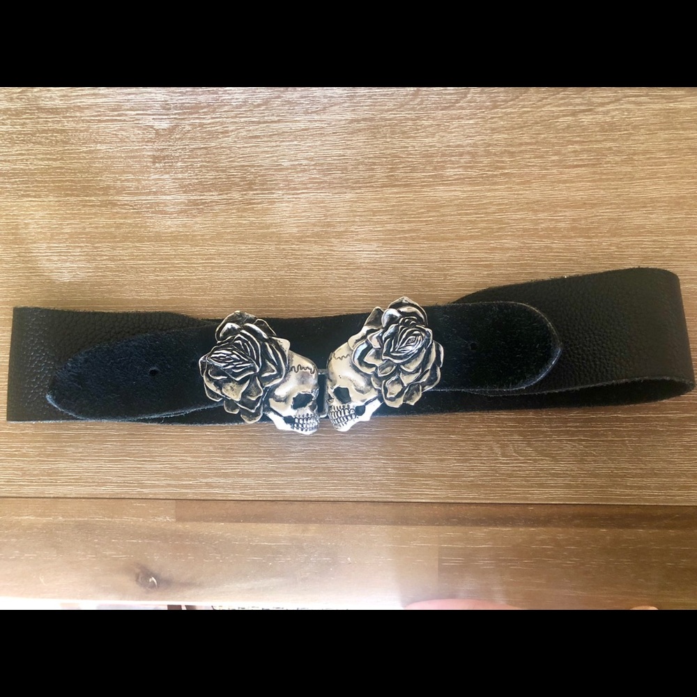 Leather belt